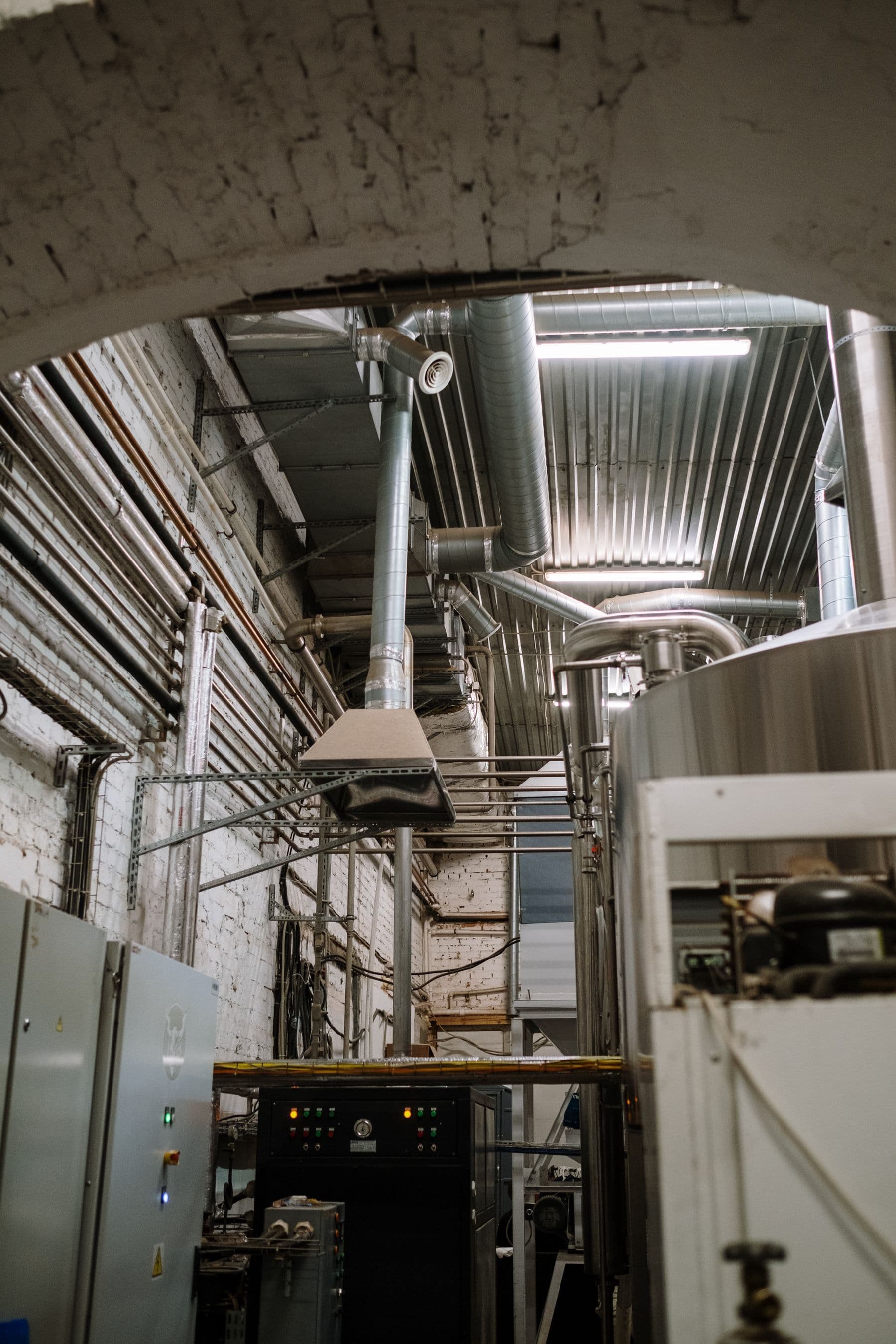 Installation industrielle en acier