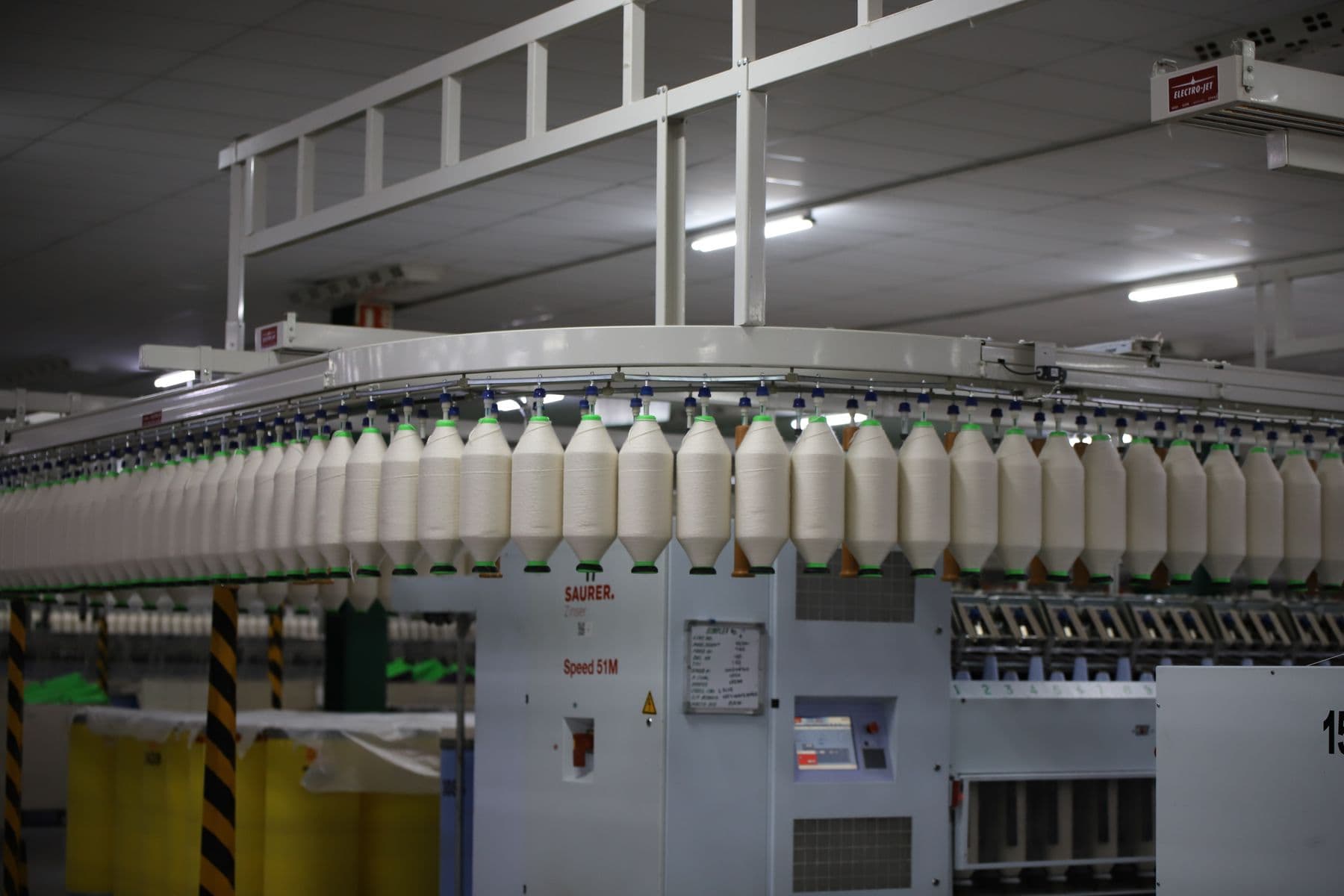 Ligne de conditionnement en usine